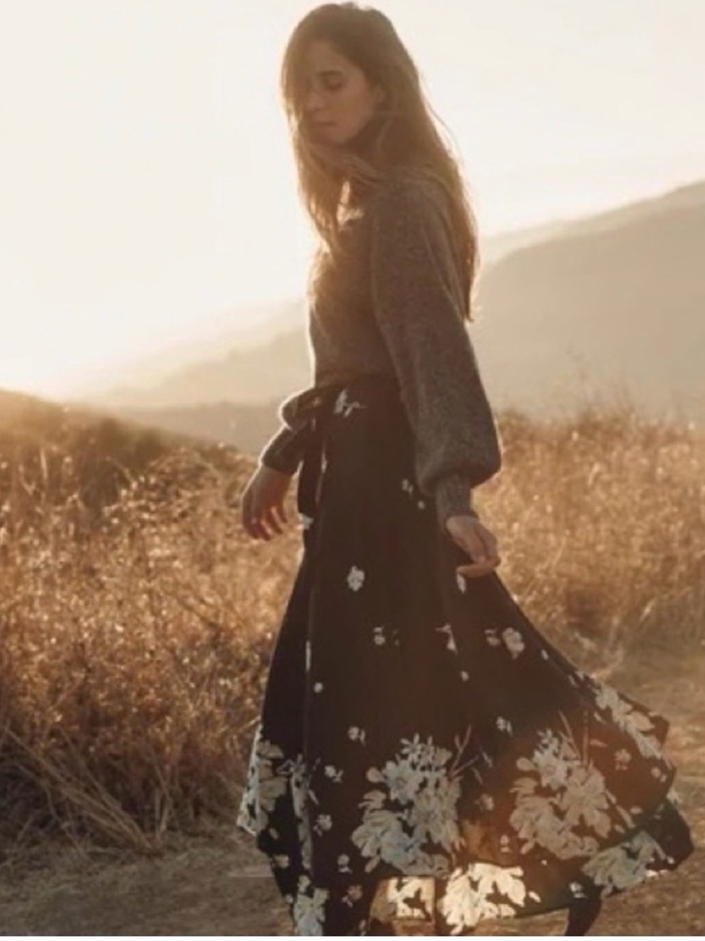 Christy Dawn James Wrap Skirt